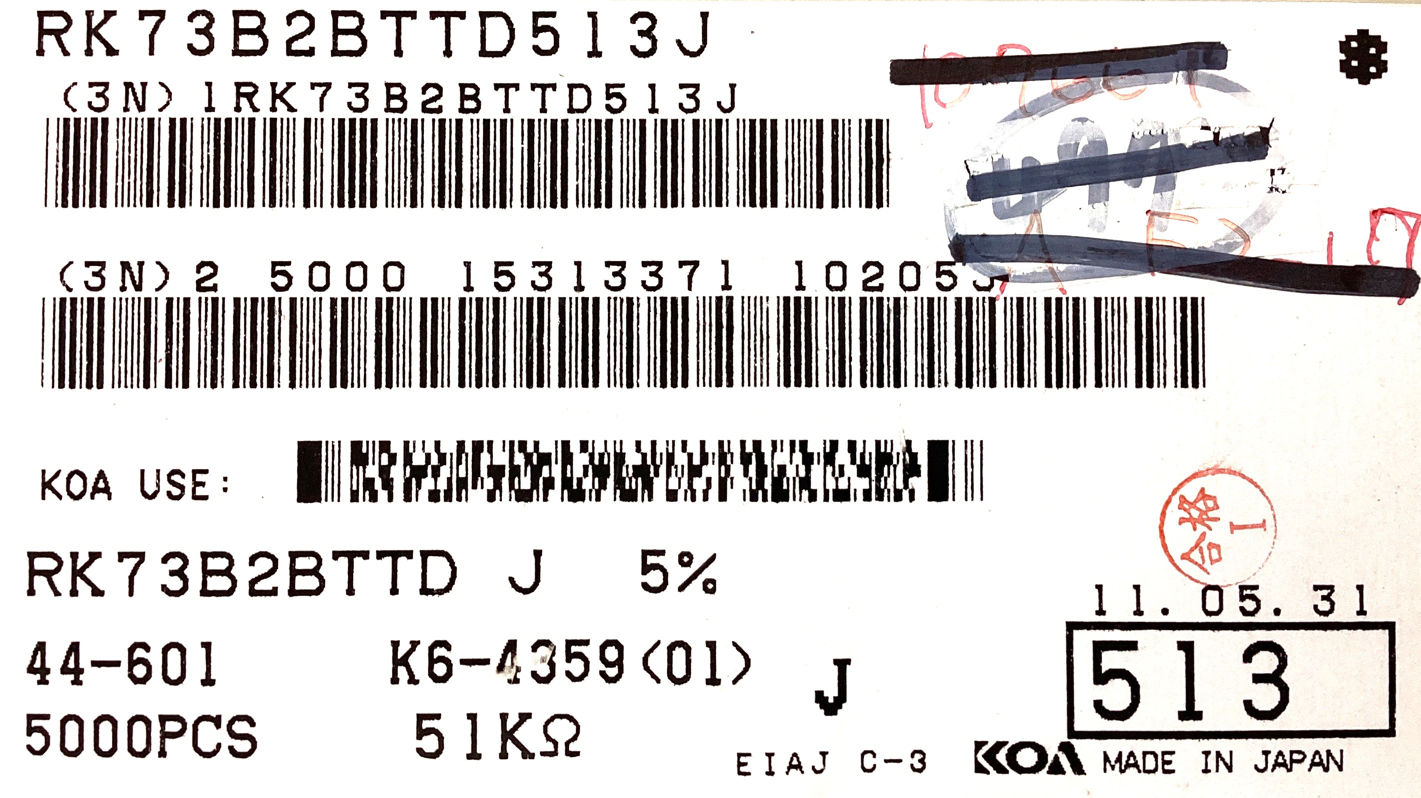 RK73B2BTTD513J