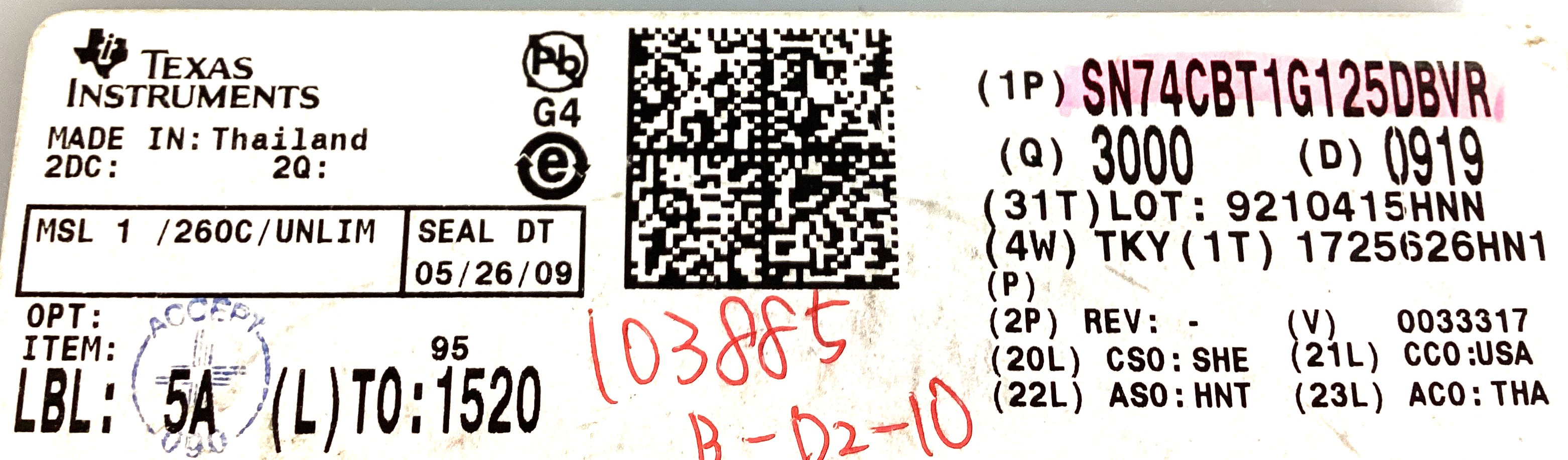 SN74CBT1G125DBVR