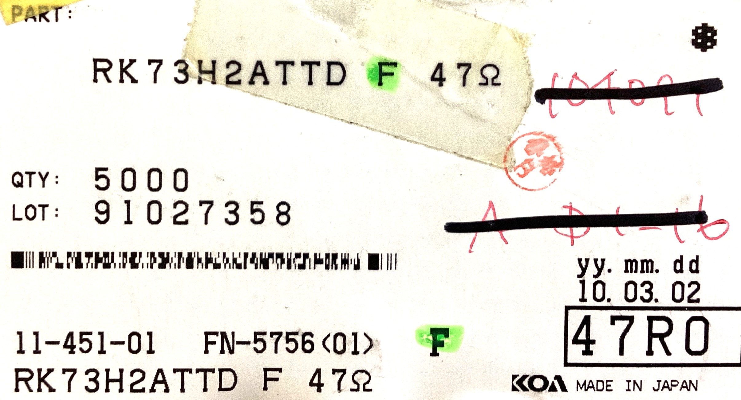 RK73H2ATTD47R0F