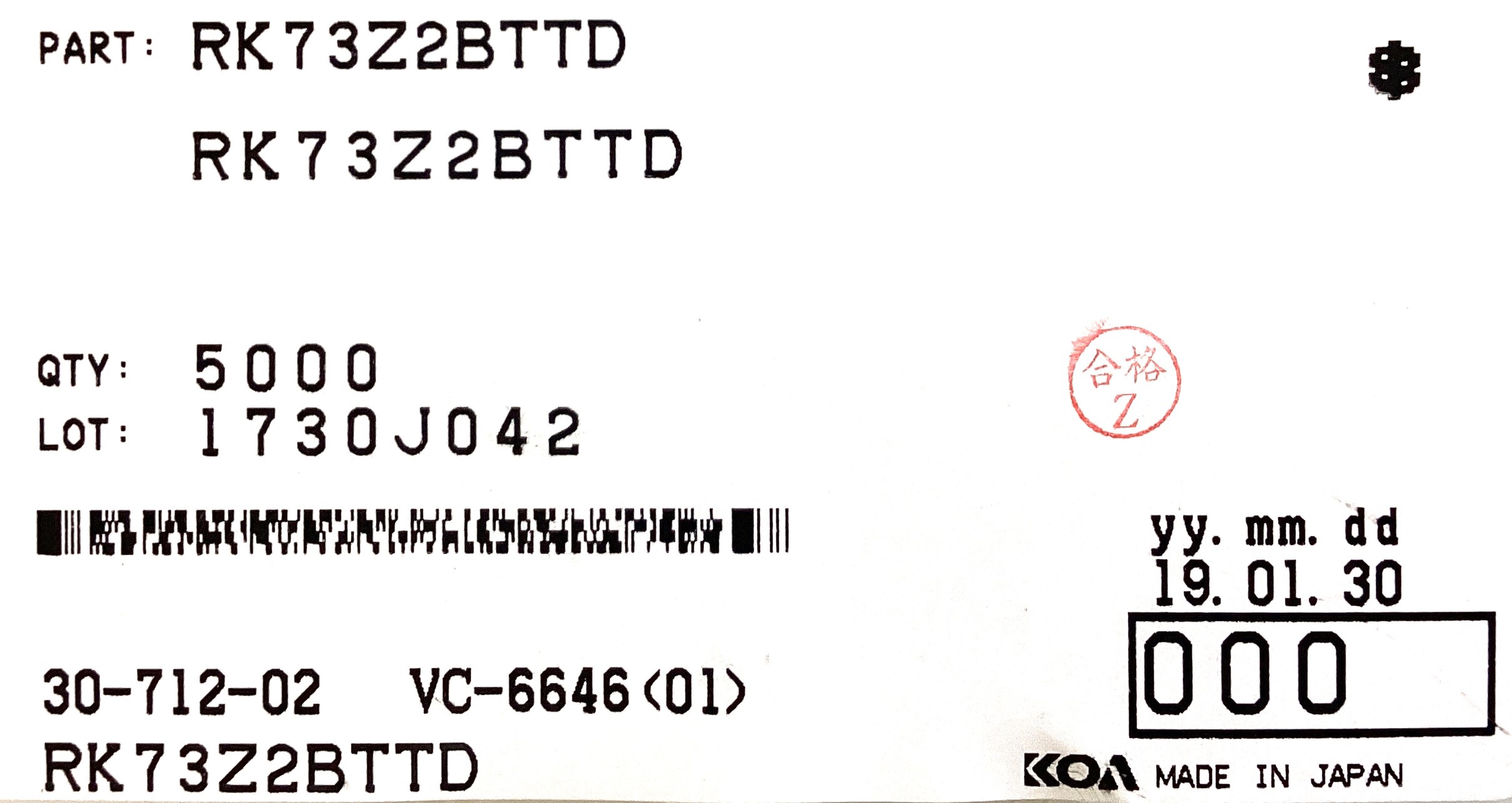 RK73Z2BTTD