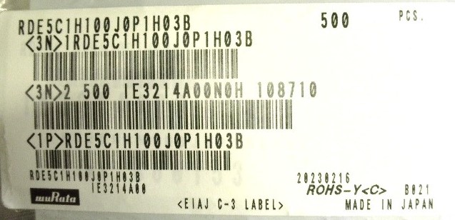 RDE5C1H100J0P1H03B