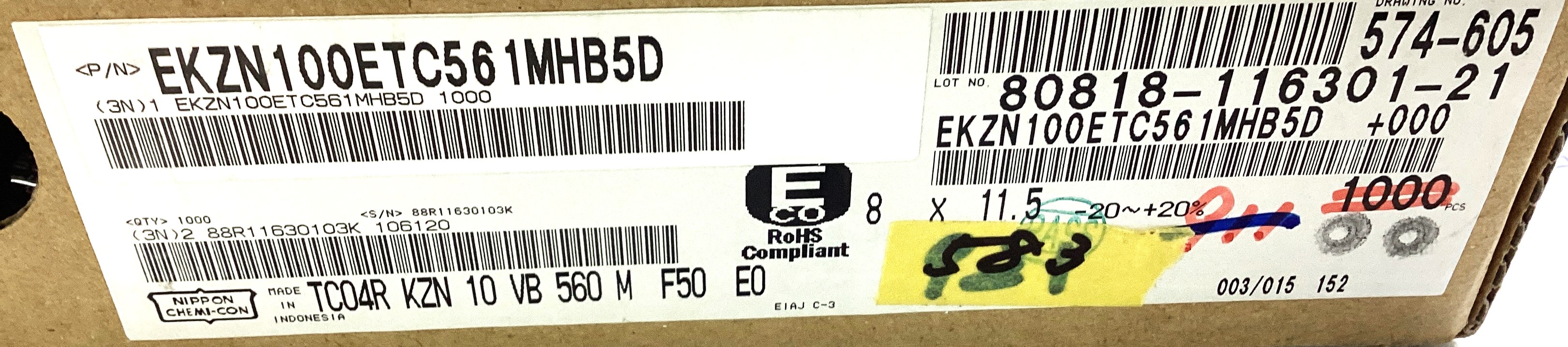 EKZN100ETC561MHB5D