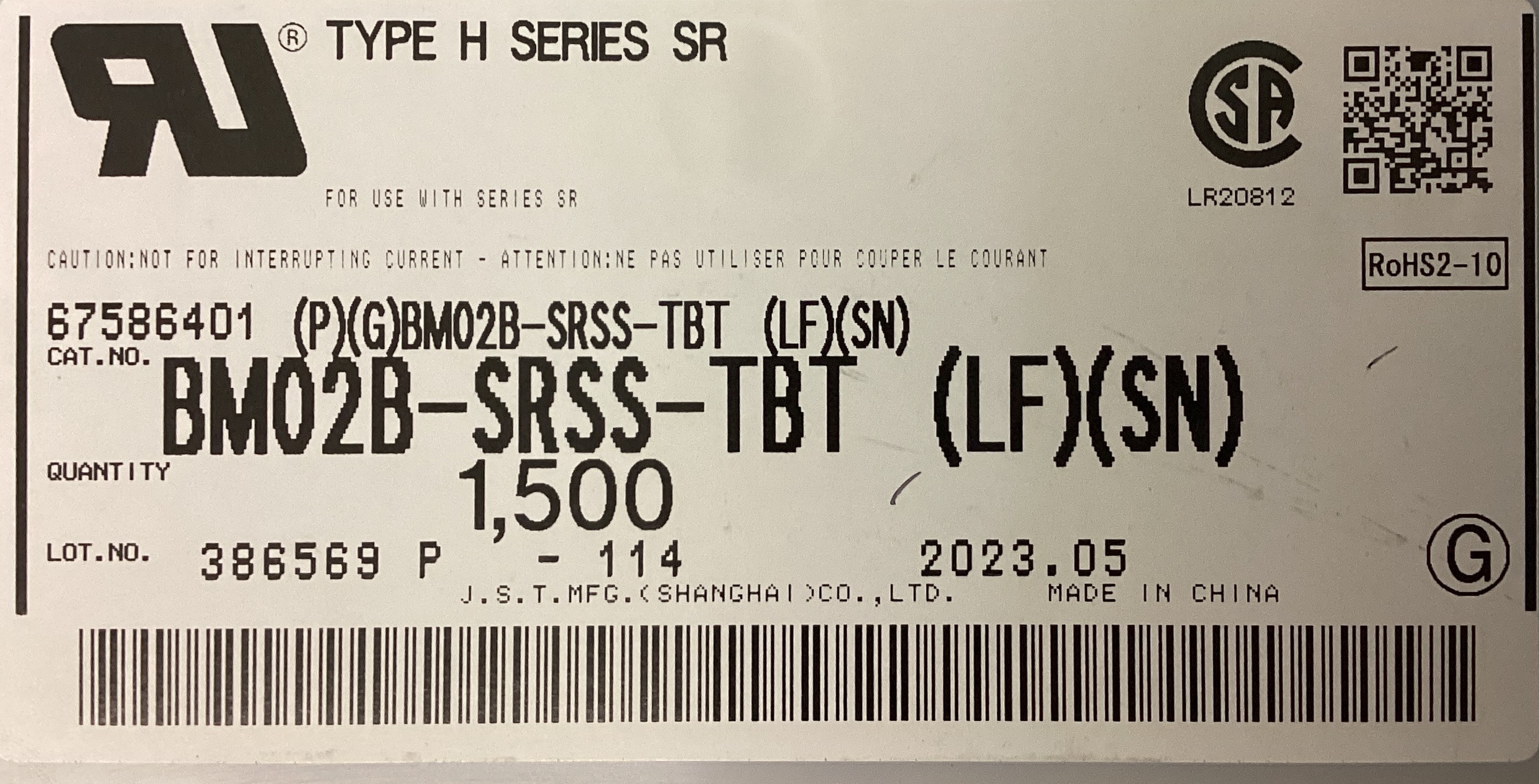 BM02B-SRSS-TBT(LF)(SN)
