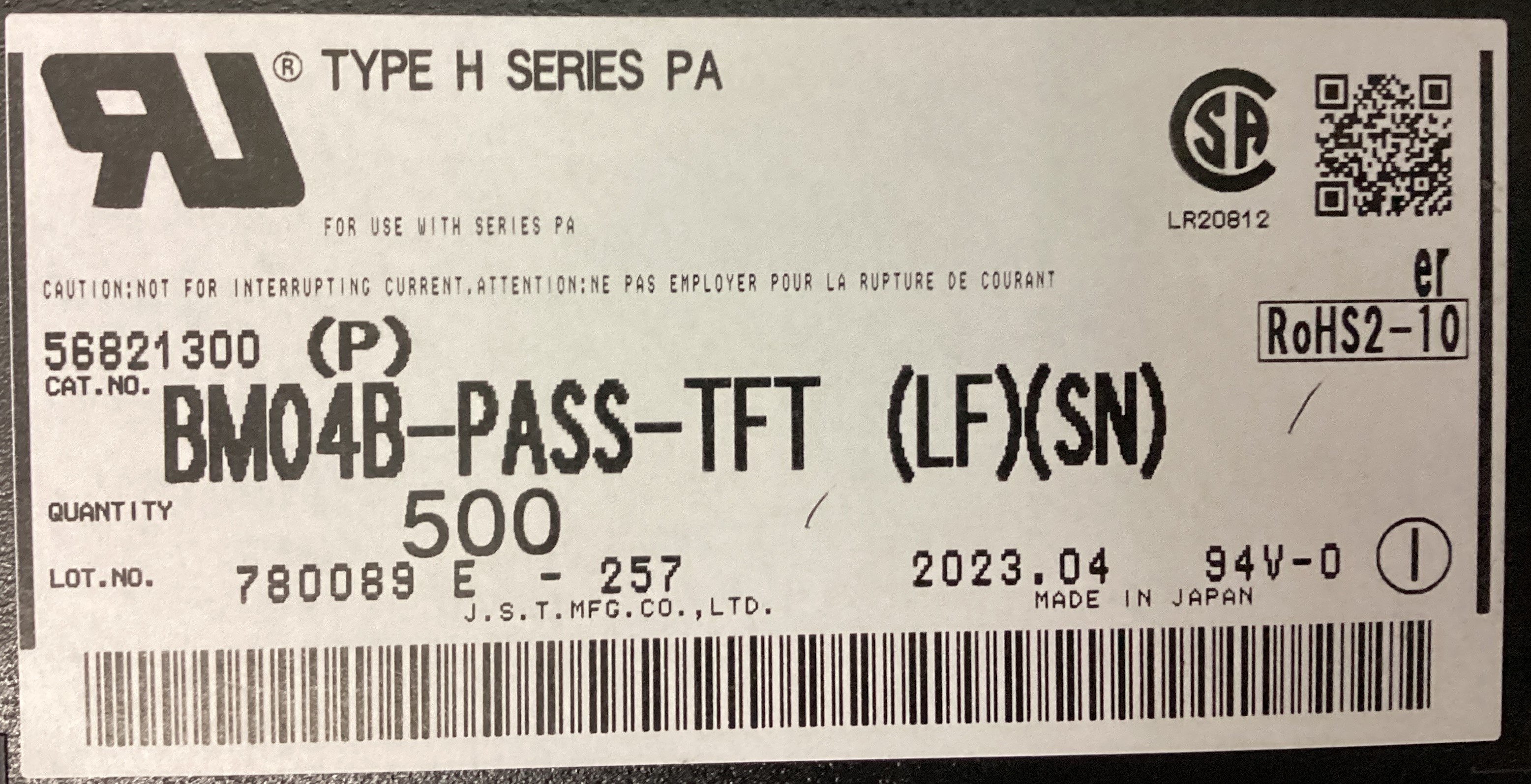 BM04B-PASS-TFT(LF)(SN)