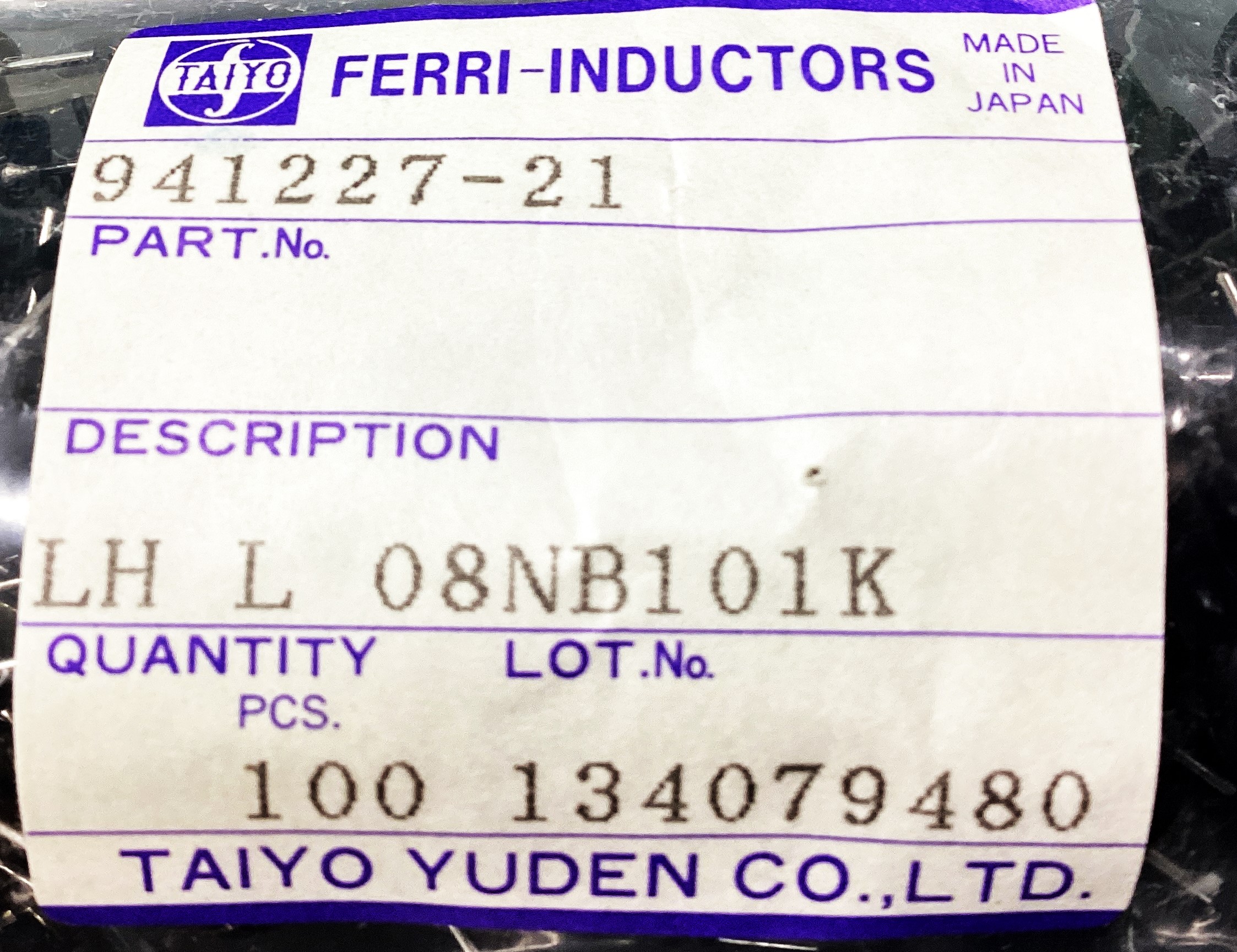 LHL08NB101K
