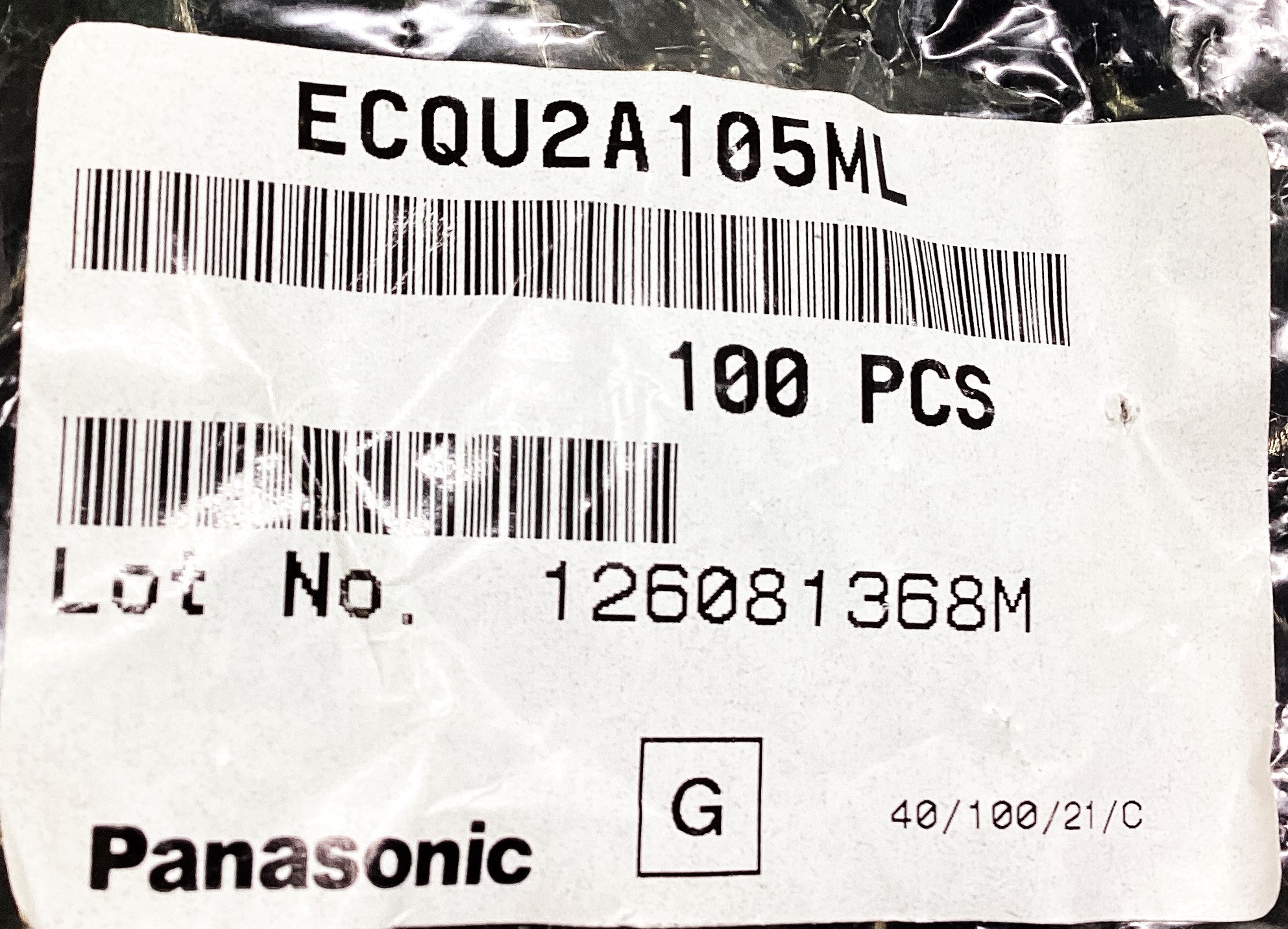 ECQU2A105ML