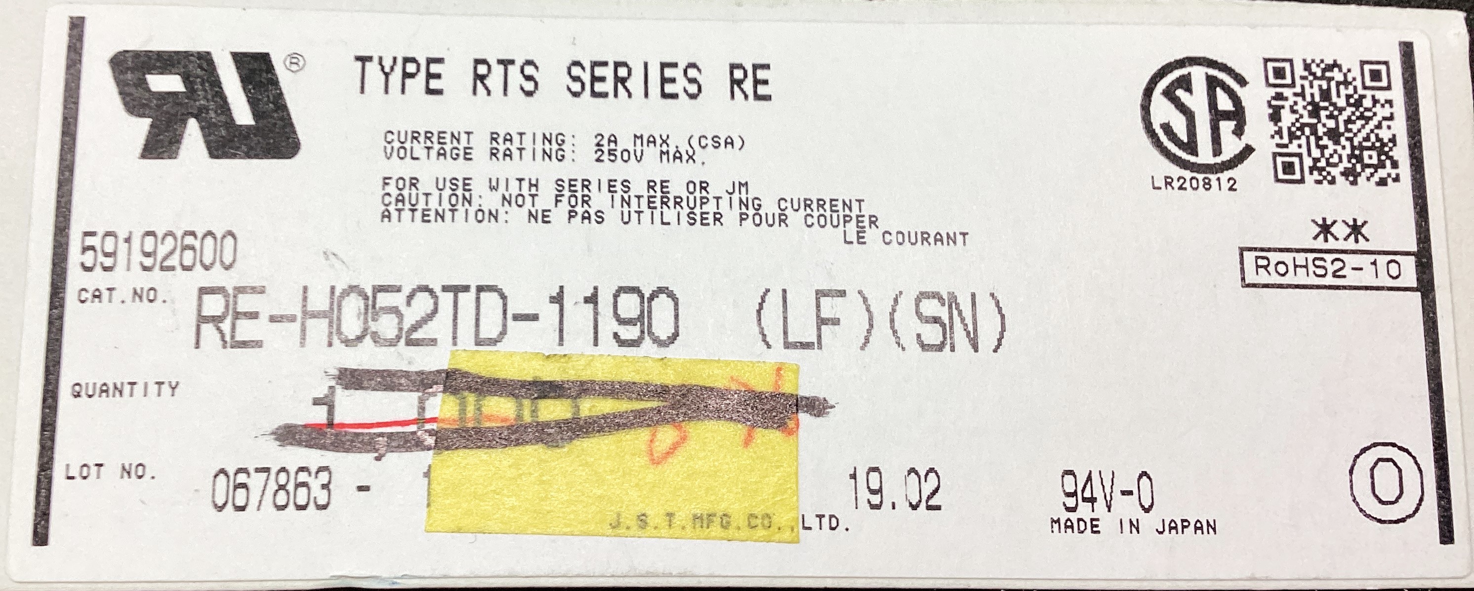 RE-H052TD-1190(LF)(SN)