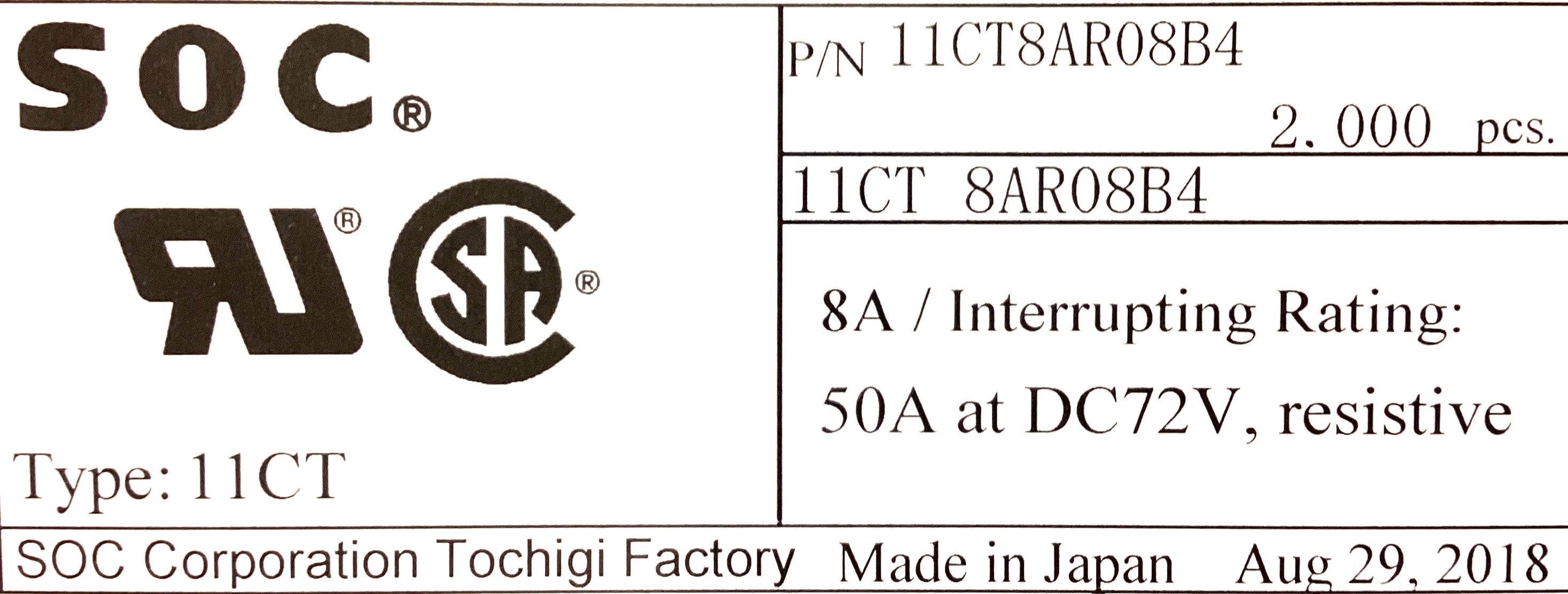 11CT 8AR08B4
