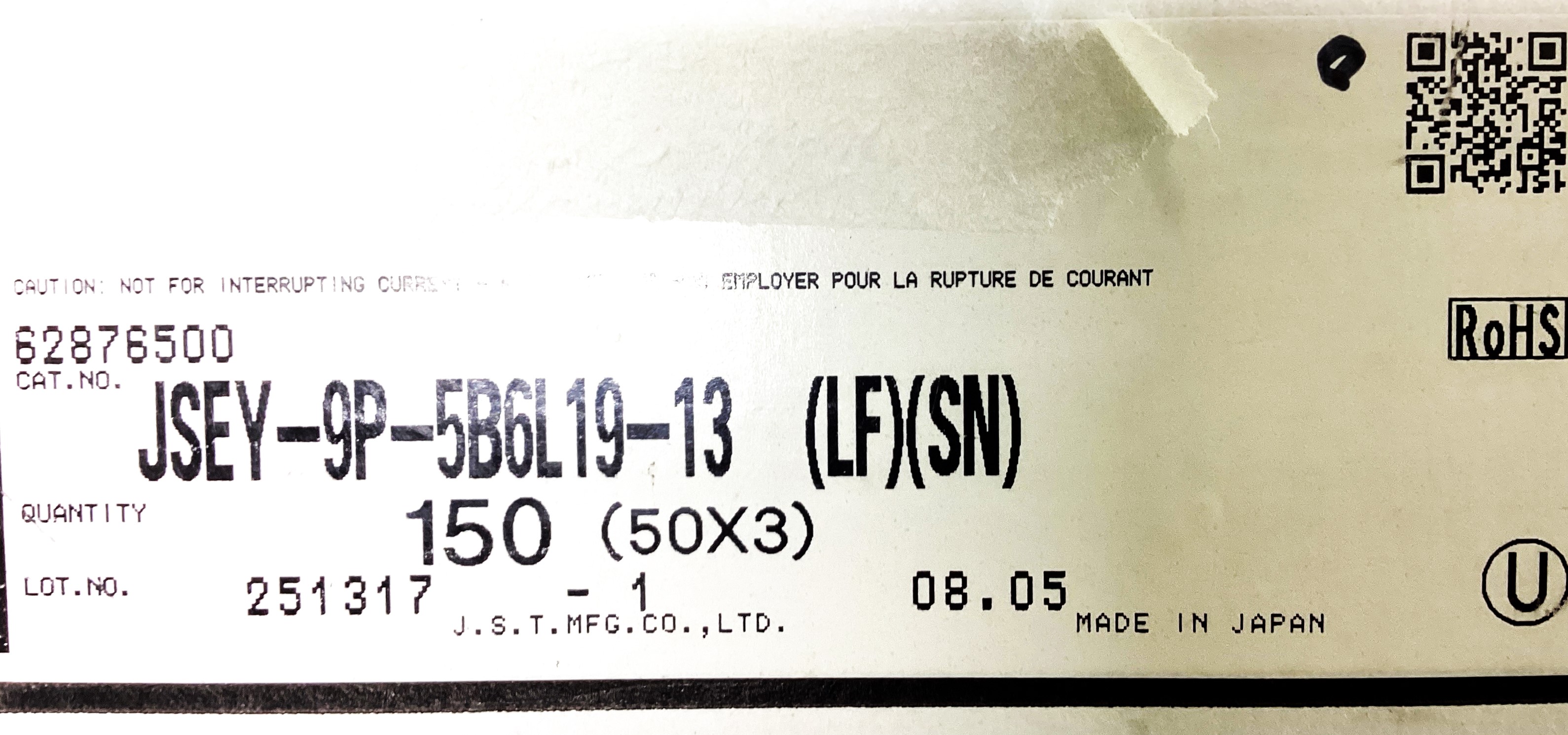 JSEY-9P-5B6L19-13(LF)(SN)