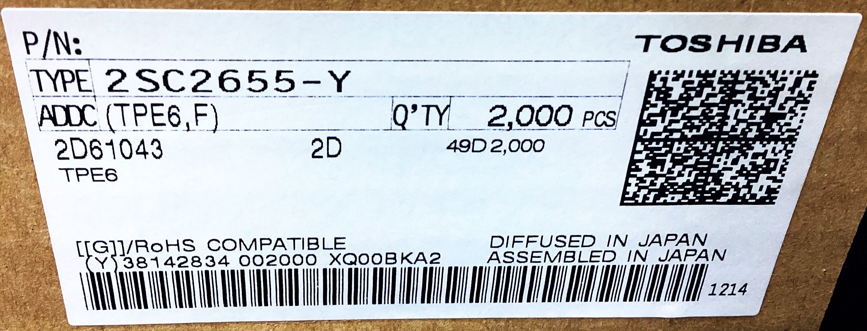 2SC2655-Y(TPE6,F)