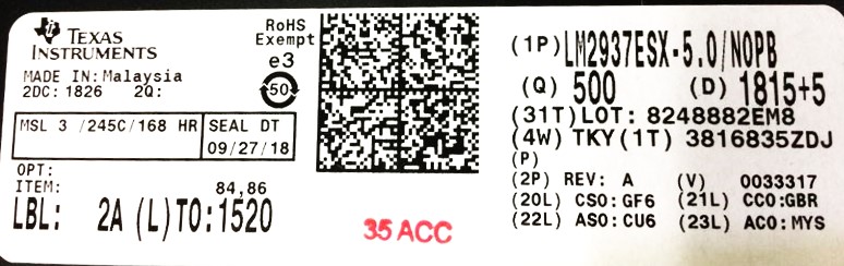 LM2937ESX-5.0/NOPB