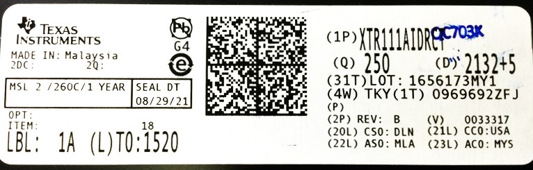 XTR111AIDRCT