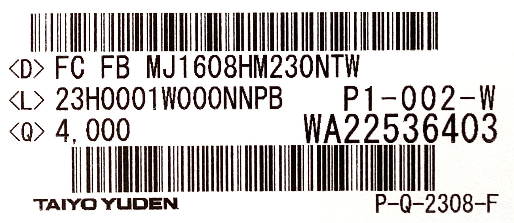 FBMJ1608HM230NTW