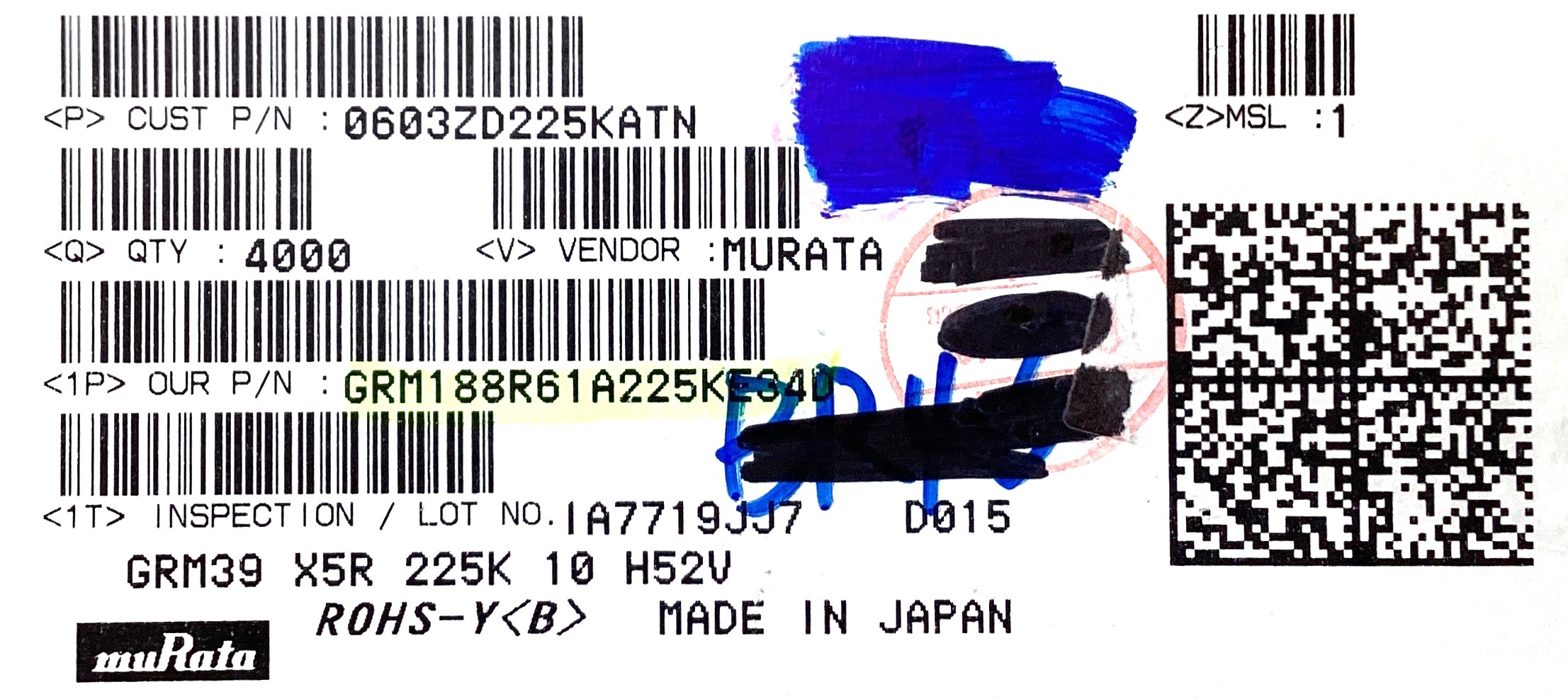 GRM188R61A225KE34D