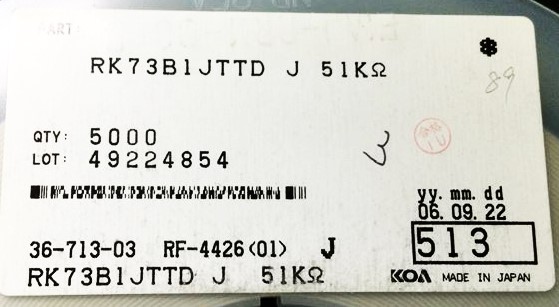 RK73B1JTTD513J