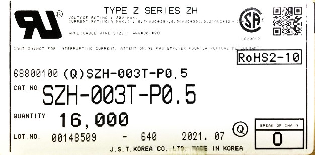 SZH-003T-P0.5