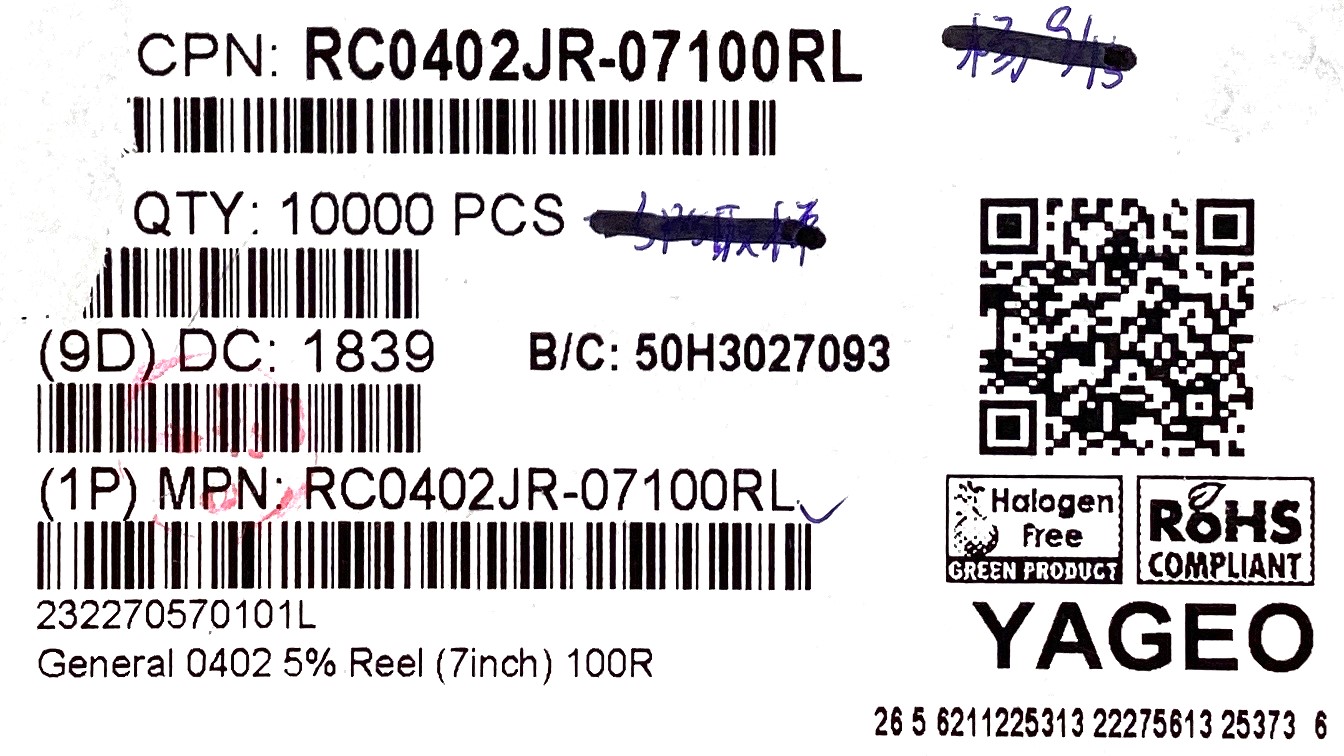 RC0402JR-07100RL