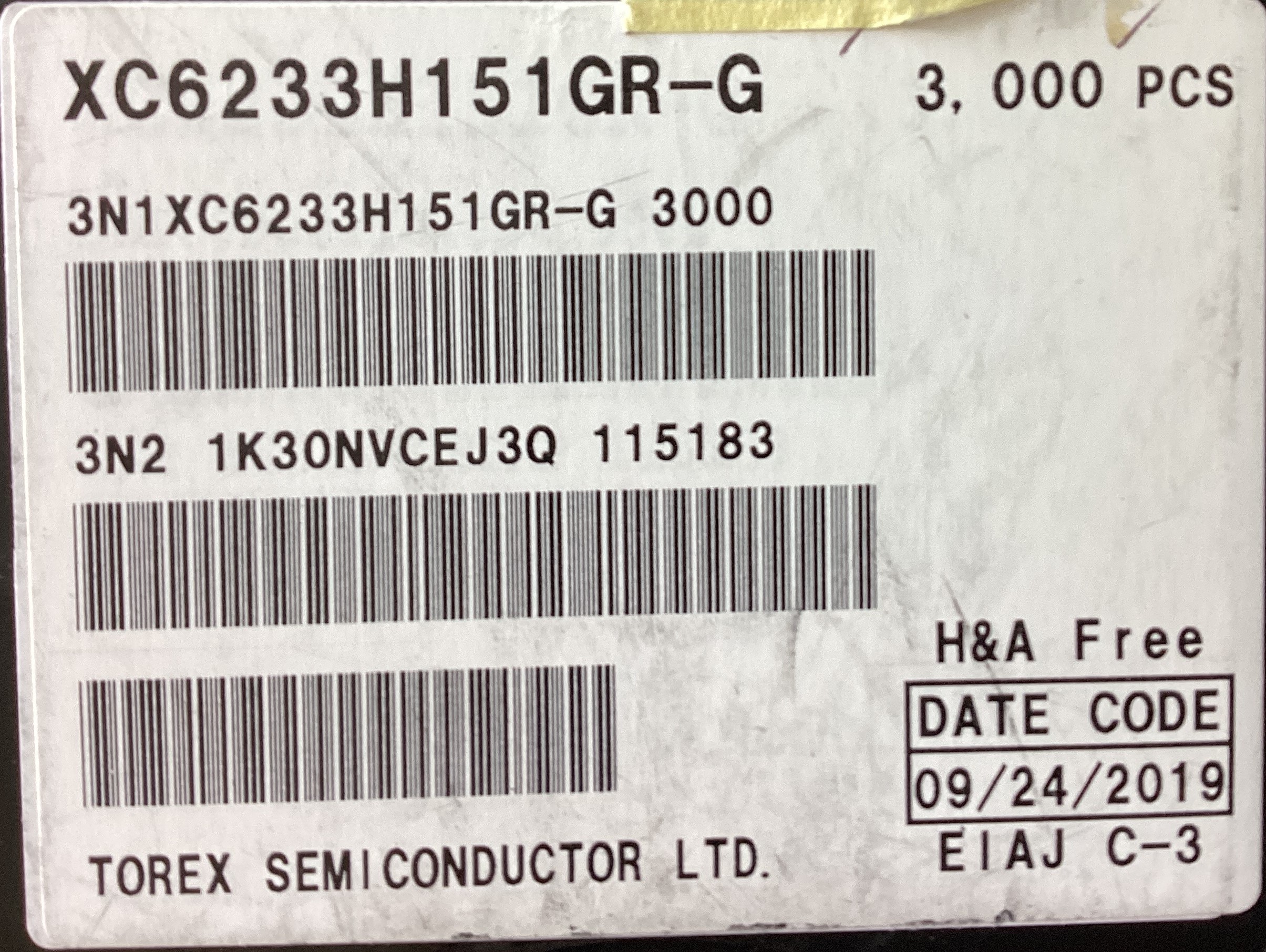 XC6233H151GR-G