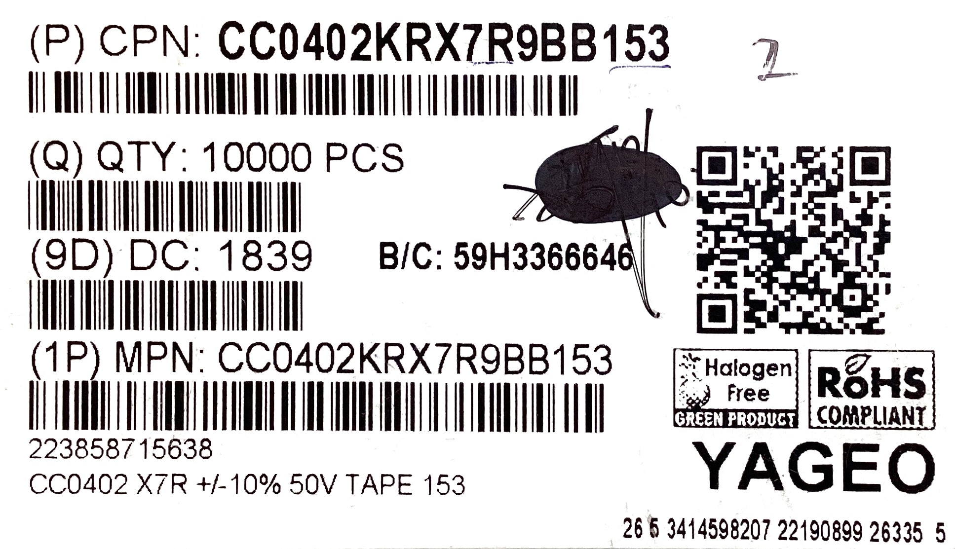 CC0402KRX7R9BB153