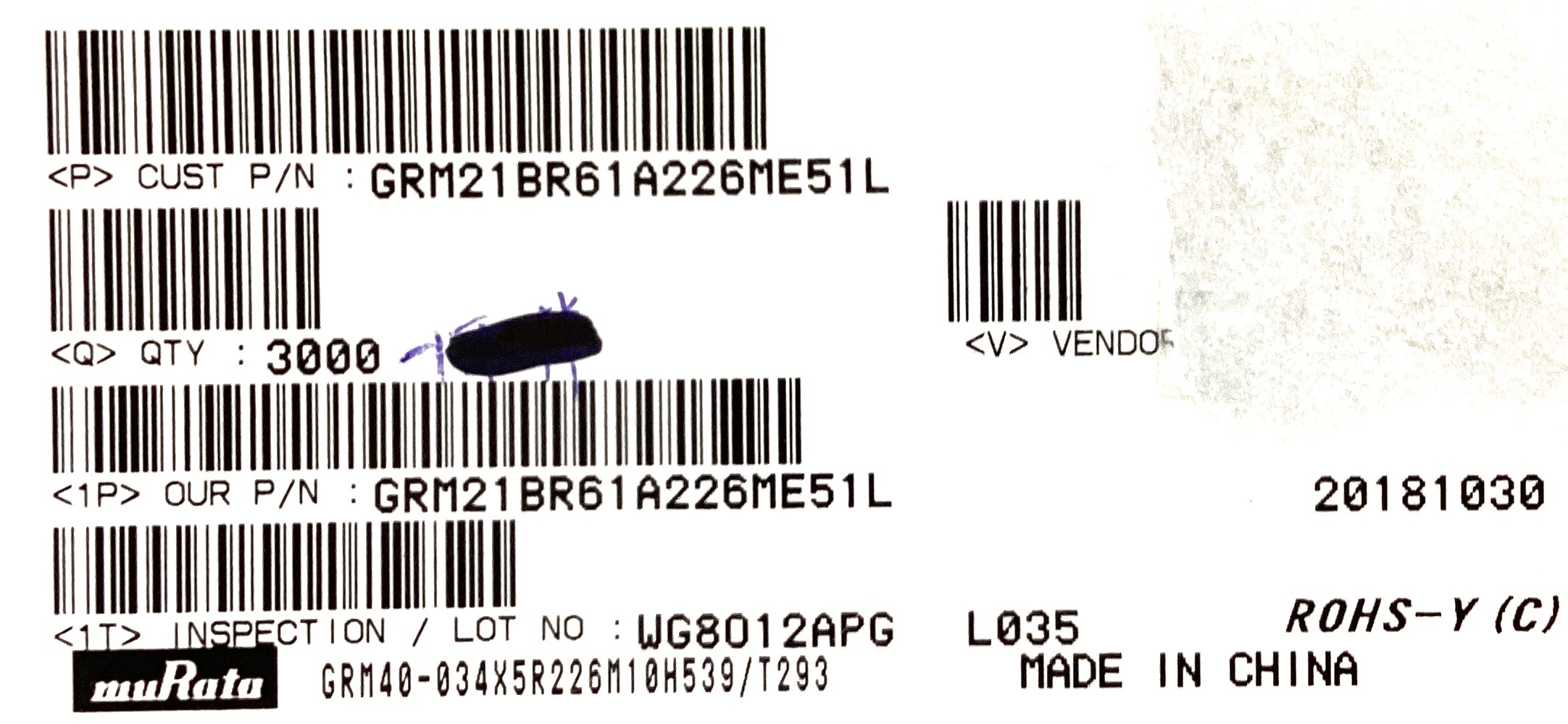 GRM21BR61A226ME51L