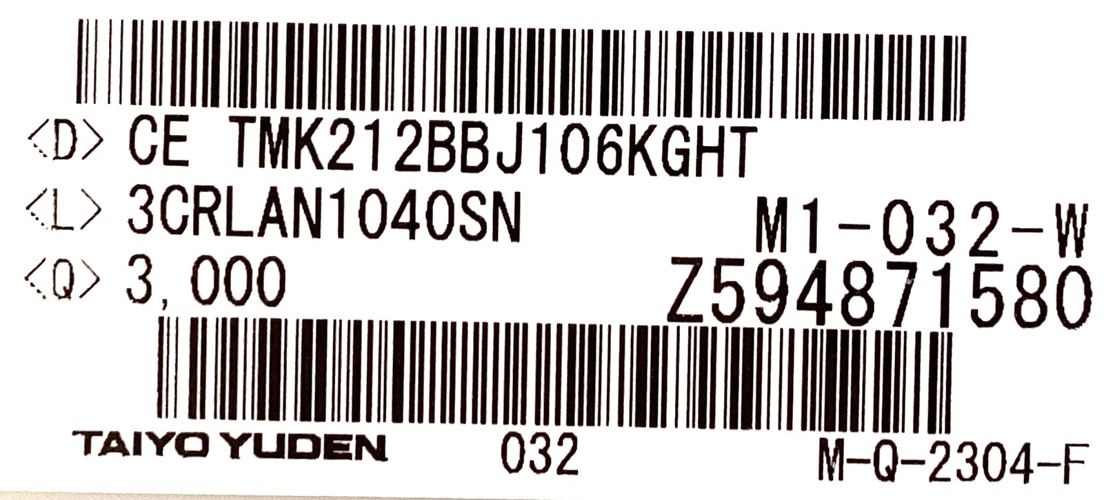 TMK212BBJ106KGHT