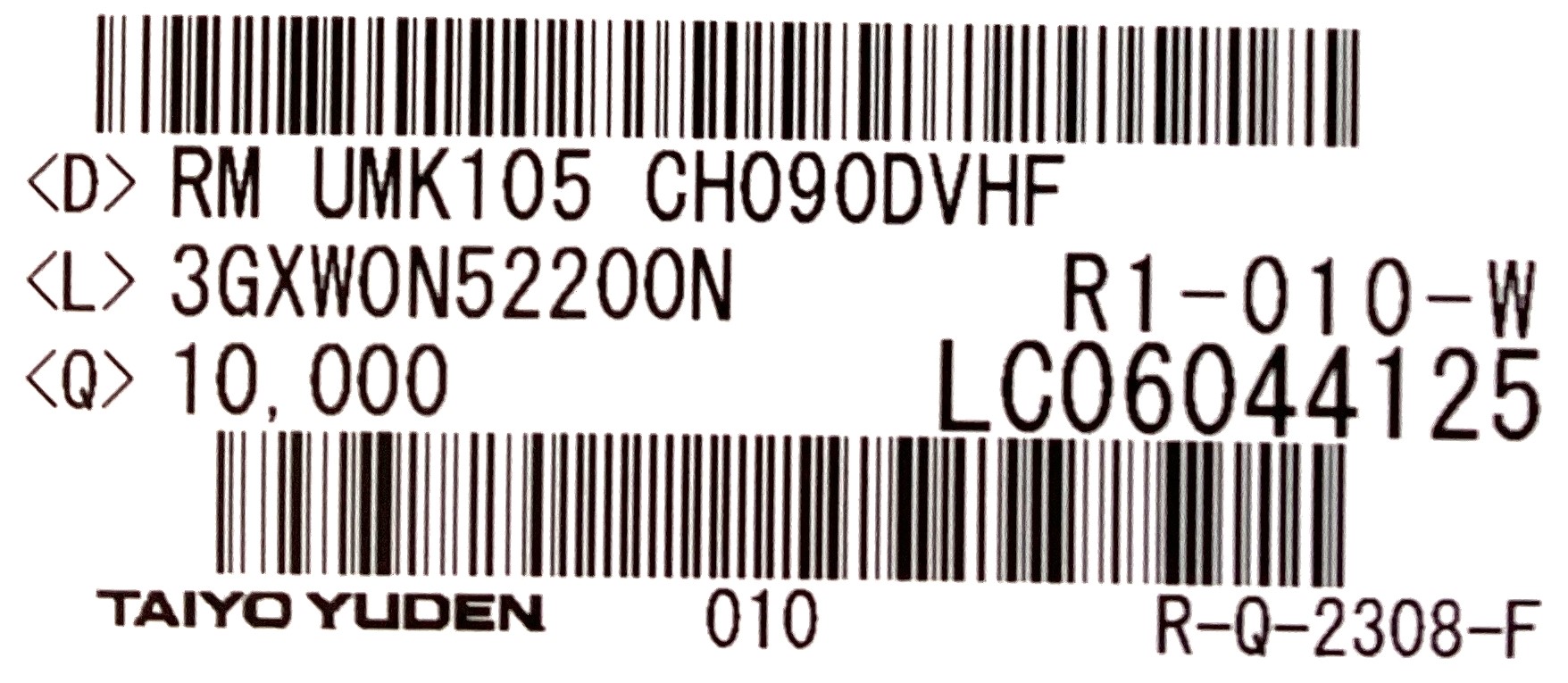 UMK105CH090DVHF