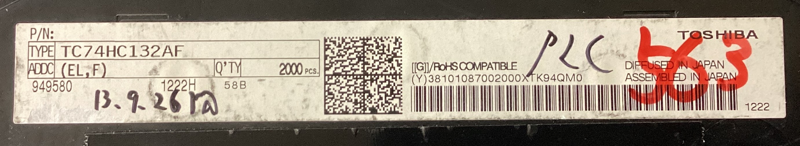 TC74HC132AF(EL,F)