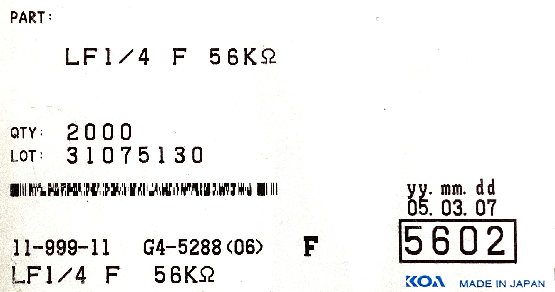 LF1/4CT5602F