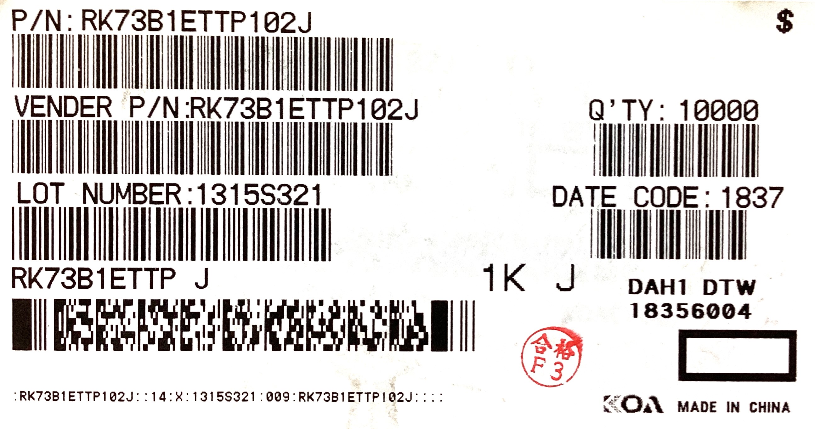 RK73B1ETTP102J