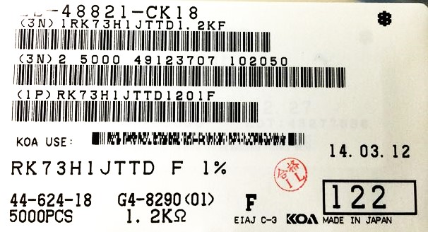 RK73H1JTTD1201F