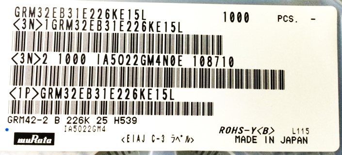 GRM32EB31E226KE15L