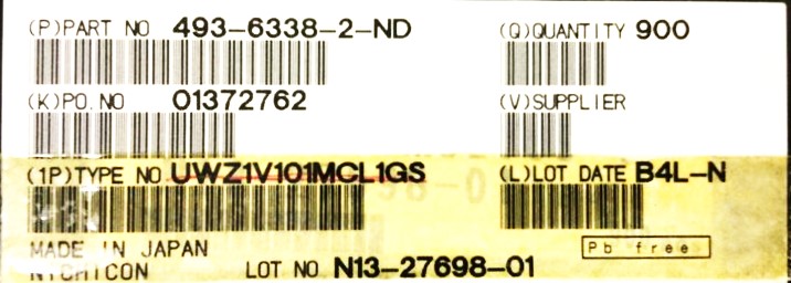 UWZ1V101MCL1GS