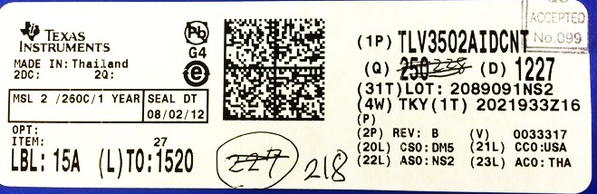 TLV3502AIDCNT