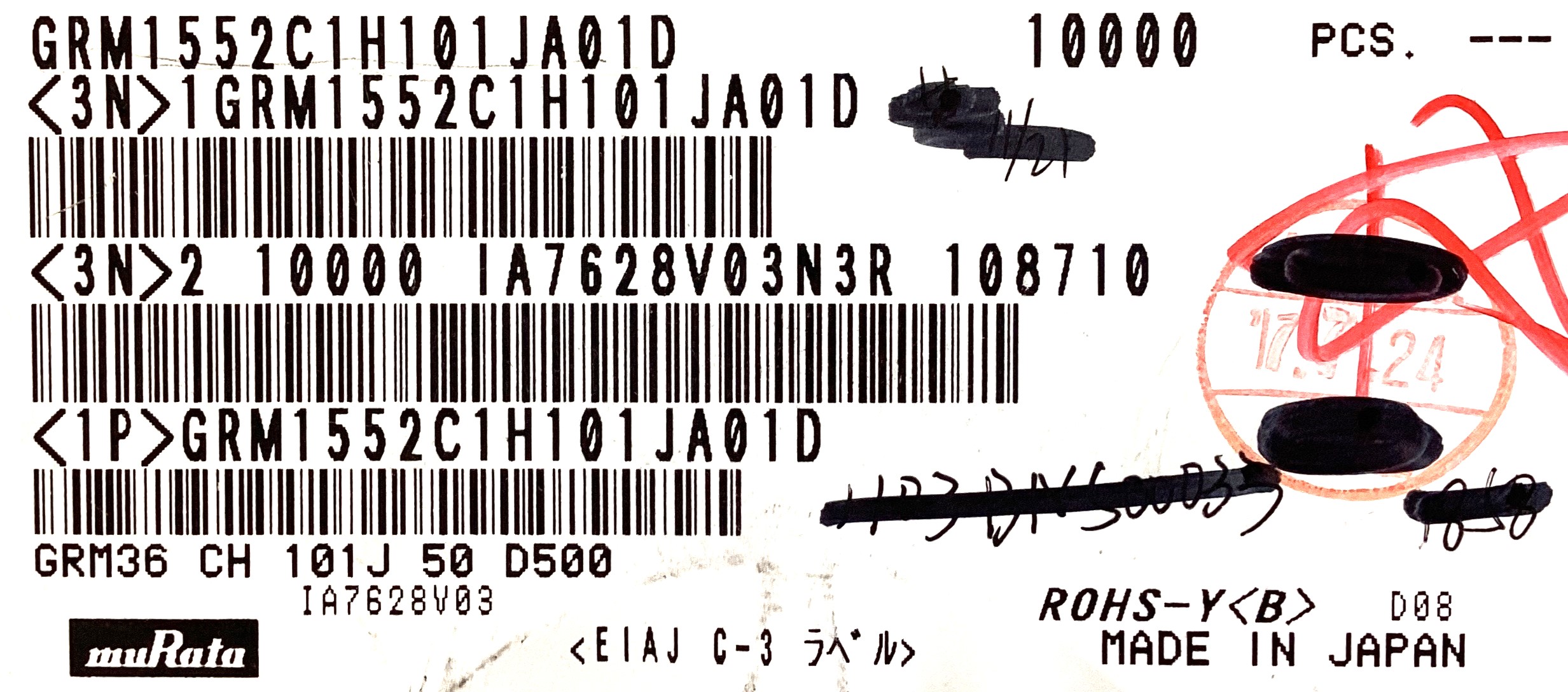 GRM1552C1H101JA01D