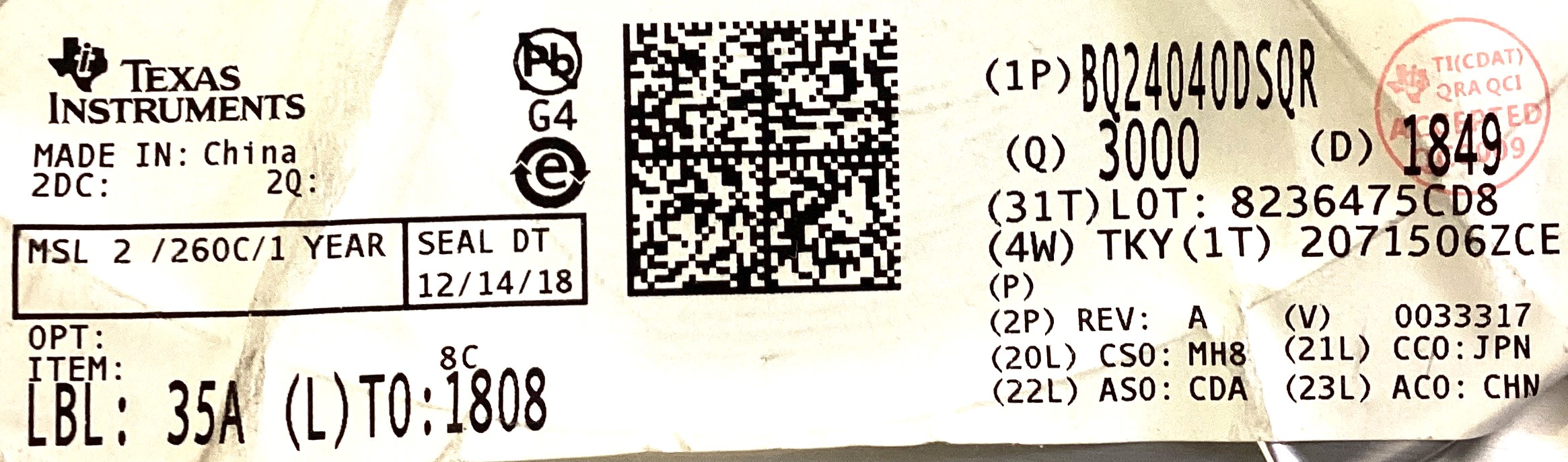 BQ24040DSQR