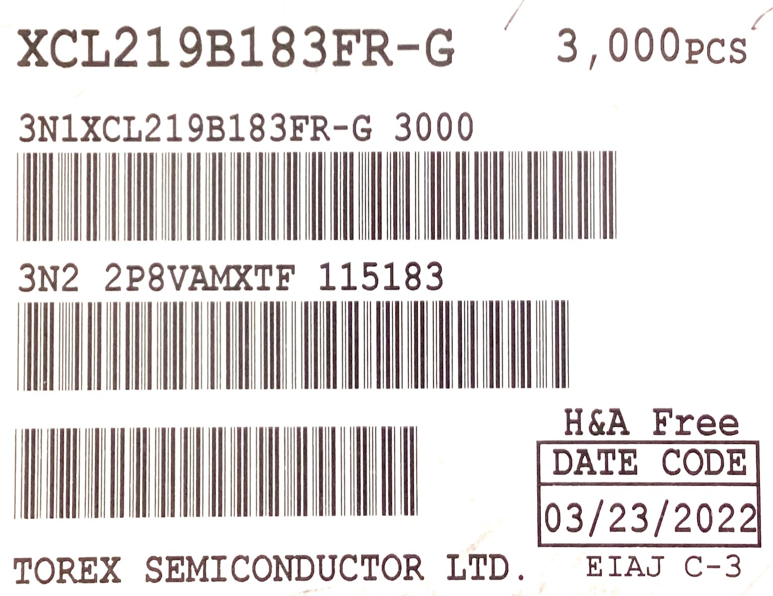 XCL219B183FR-G