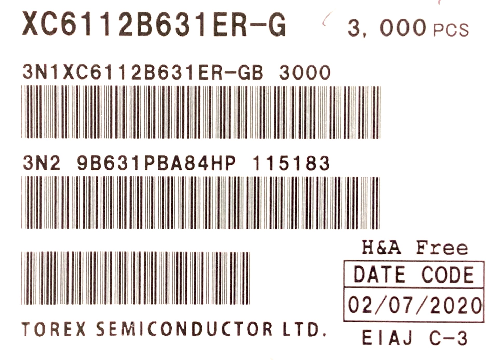 XC6112B631ER-G