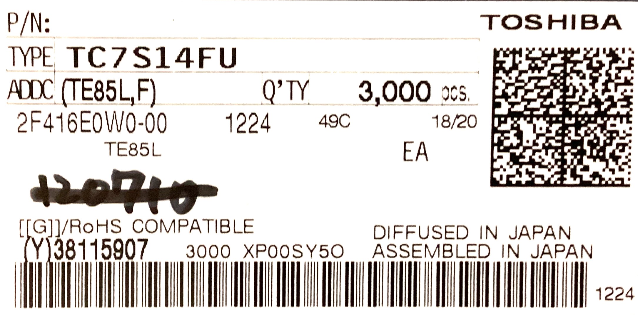 TC7S14FU(TE85L,F)