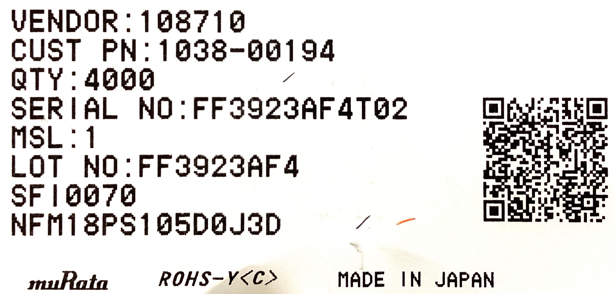 NFM18PS105D0J3D