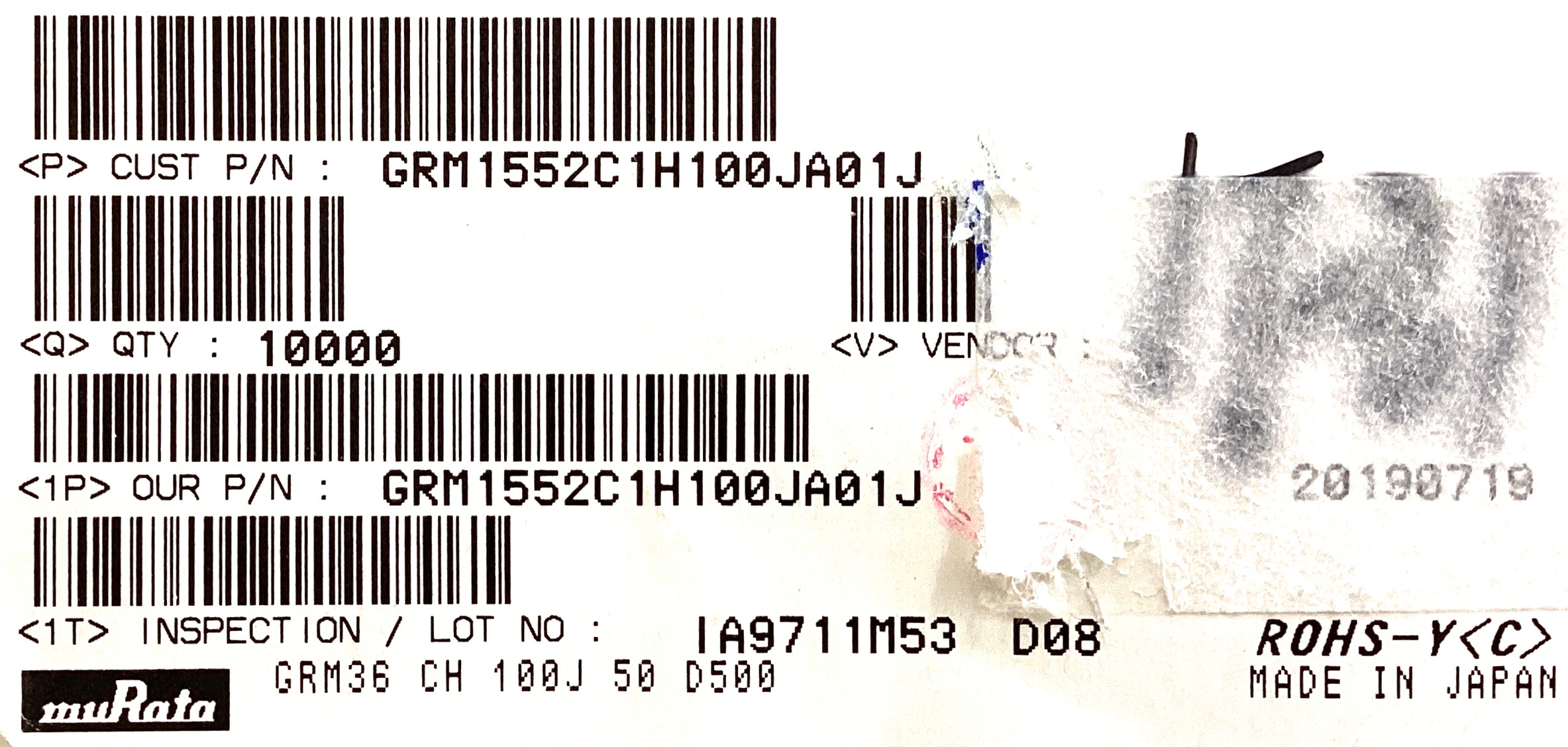 GRM1552C1H100JA01J