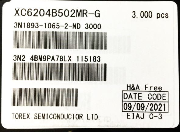 XC6204B502MR-G