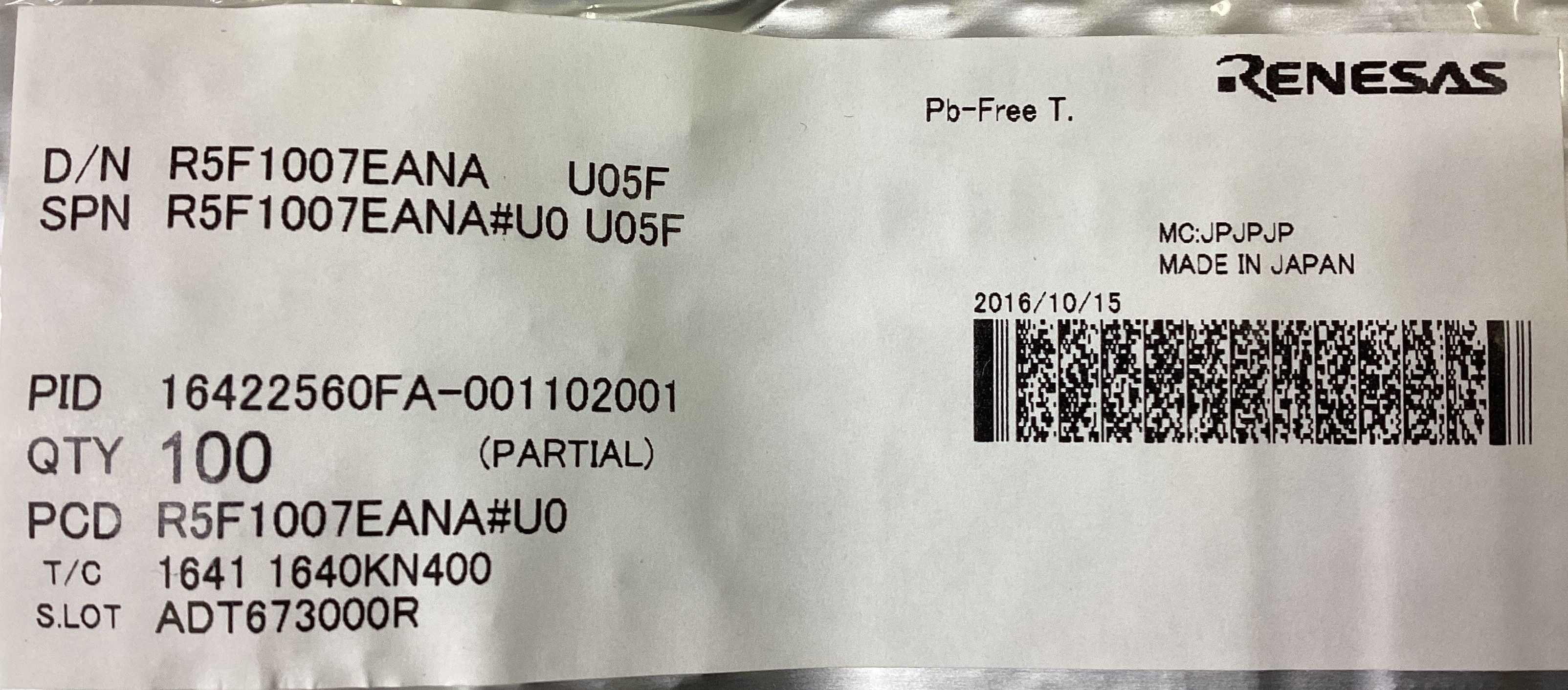 R5F1007EANA#U0