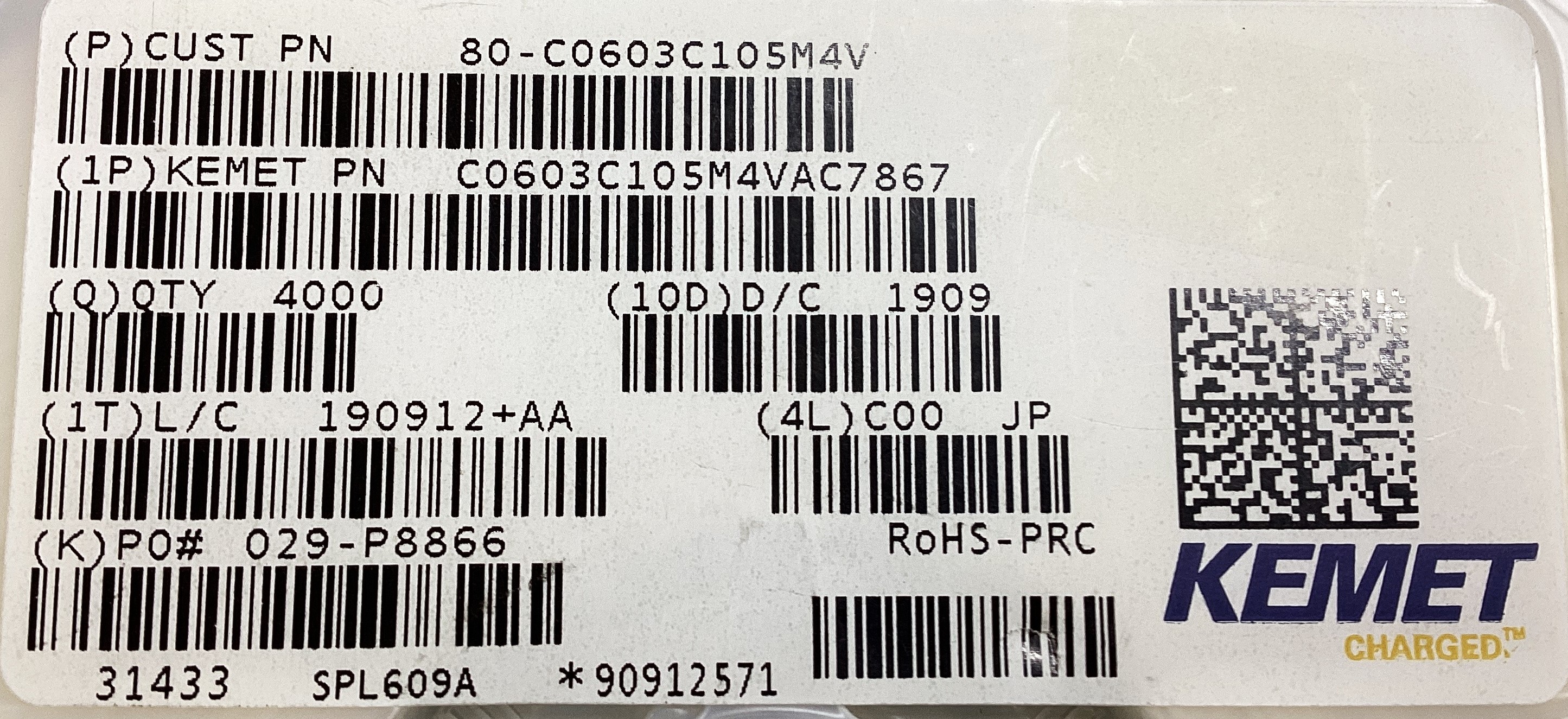C0603C105M4VAC7867
