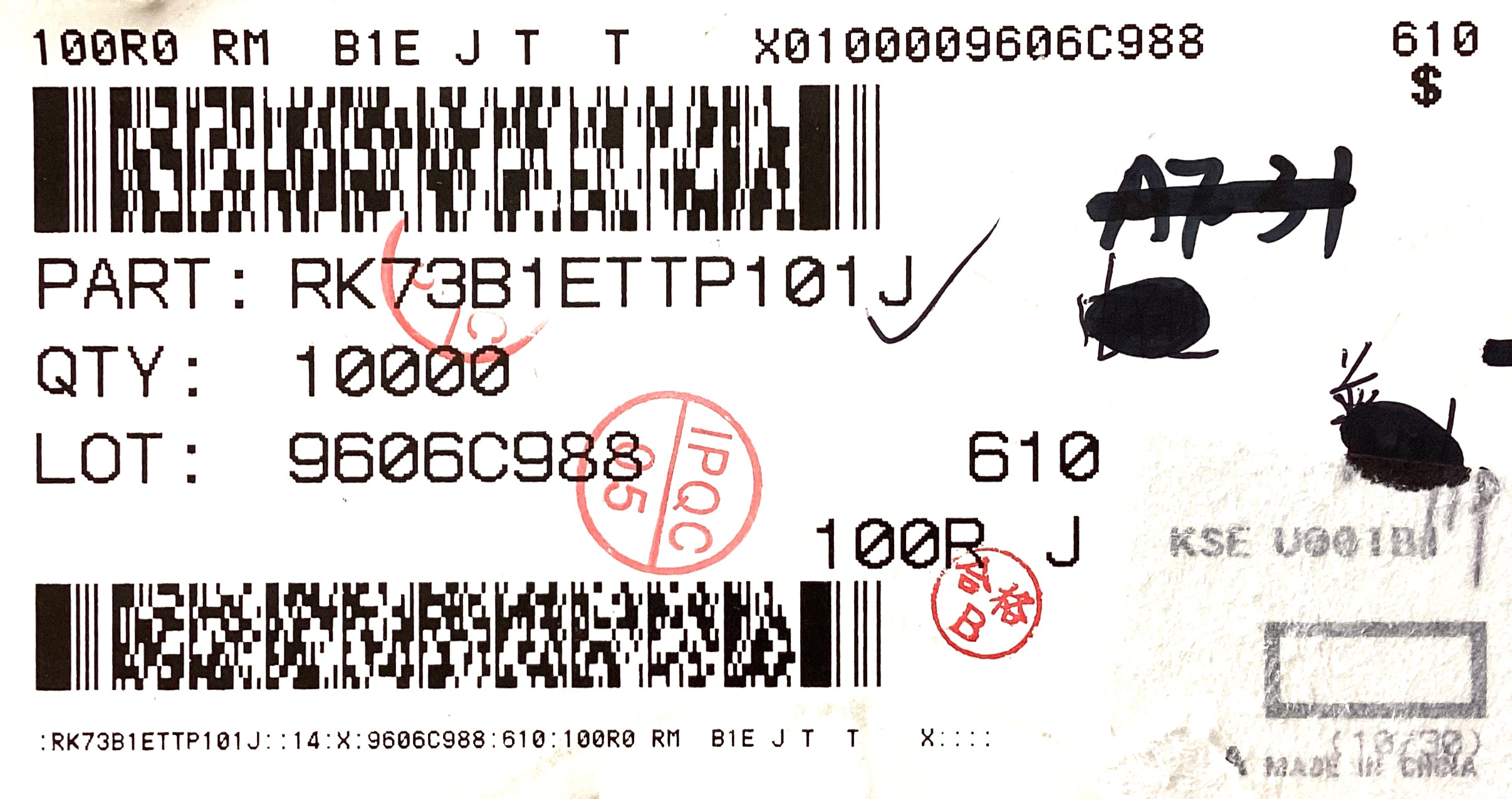 RK73B1ETTP101J
