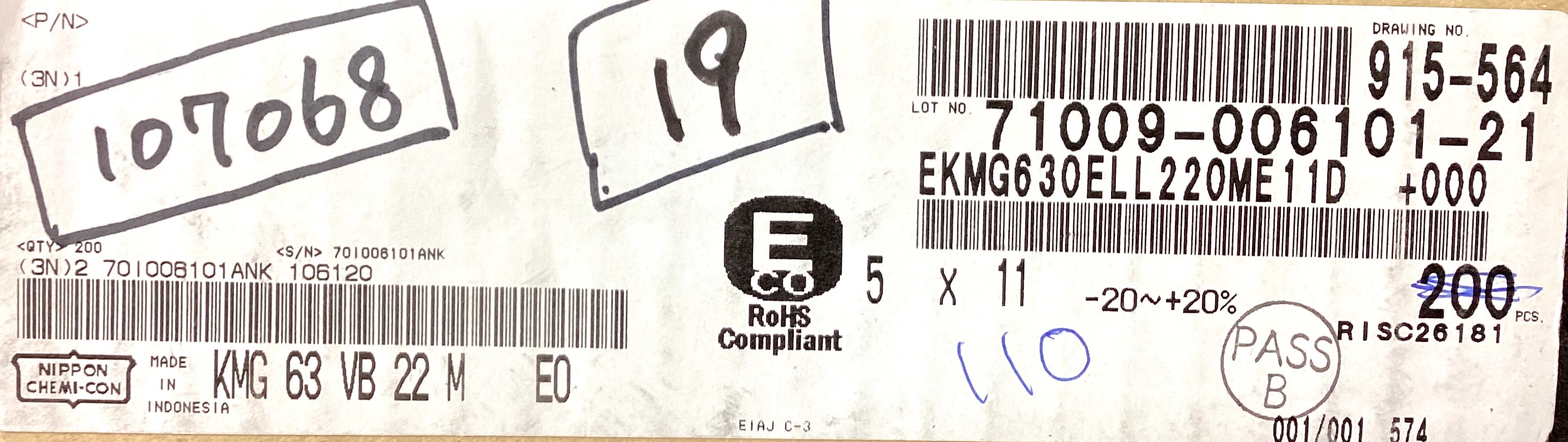 EKMG630ELL220ME11D