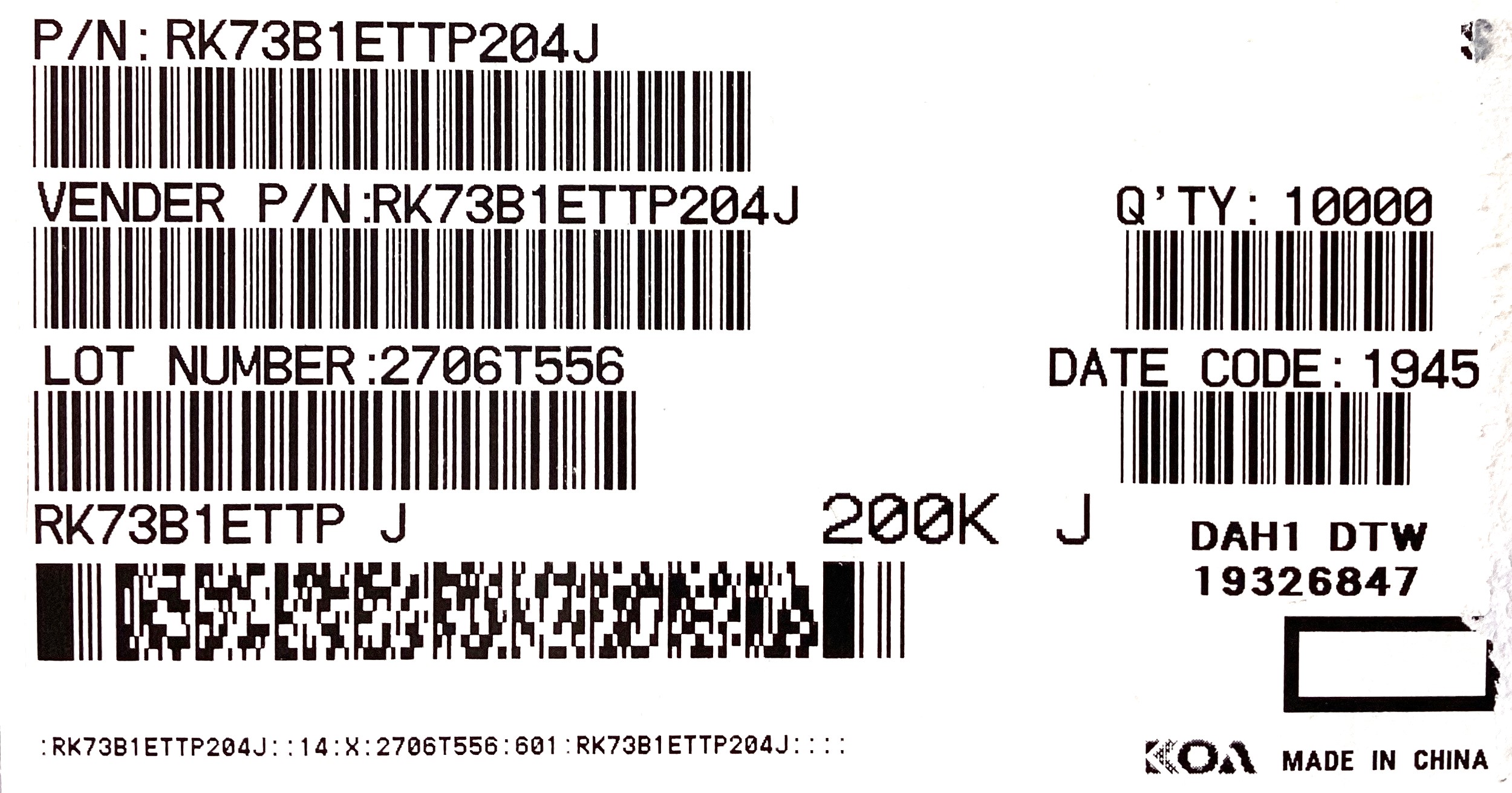 RK73B1ETTP204J