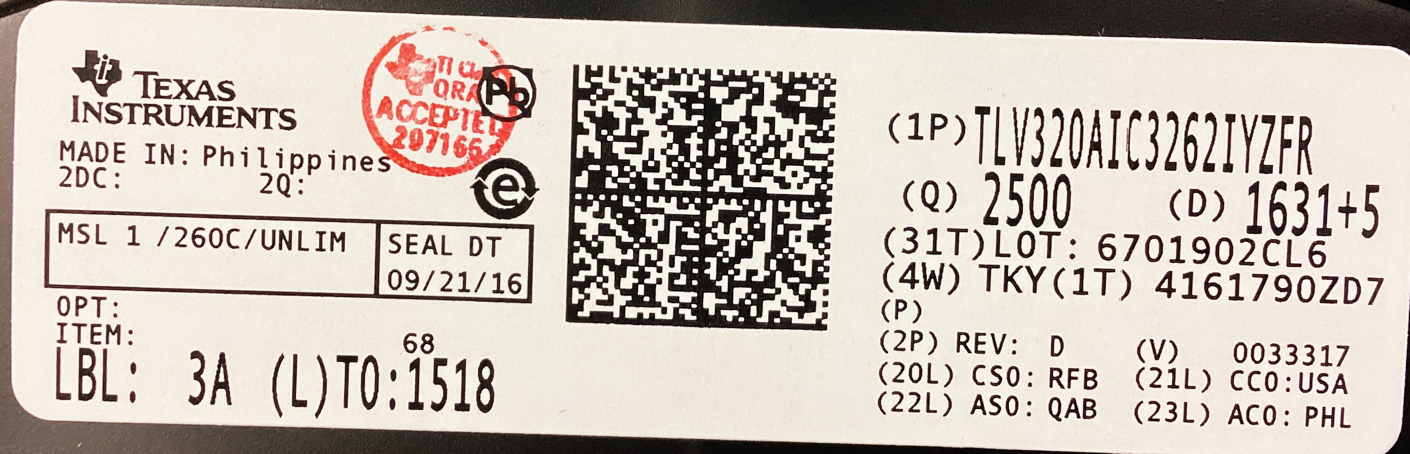 TLV320AIC3262IYZFR