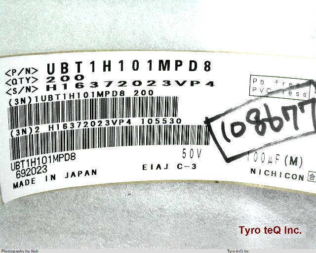 UBT1H101MPD8