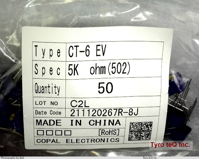 CT-6EV 5KOHM(502)