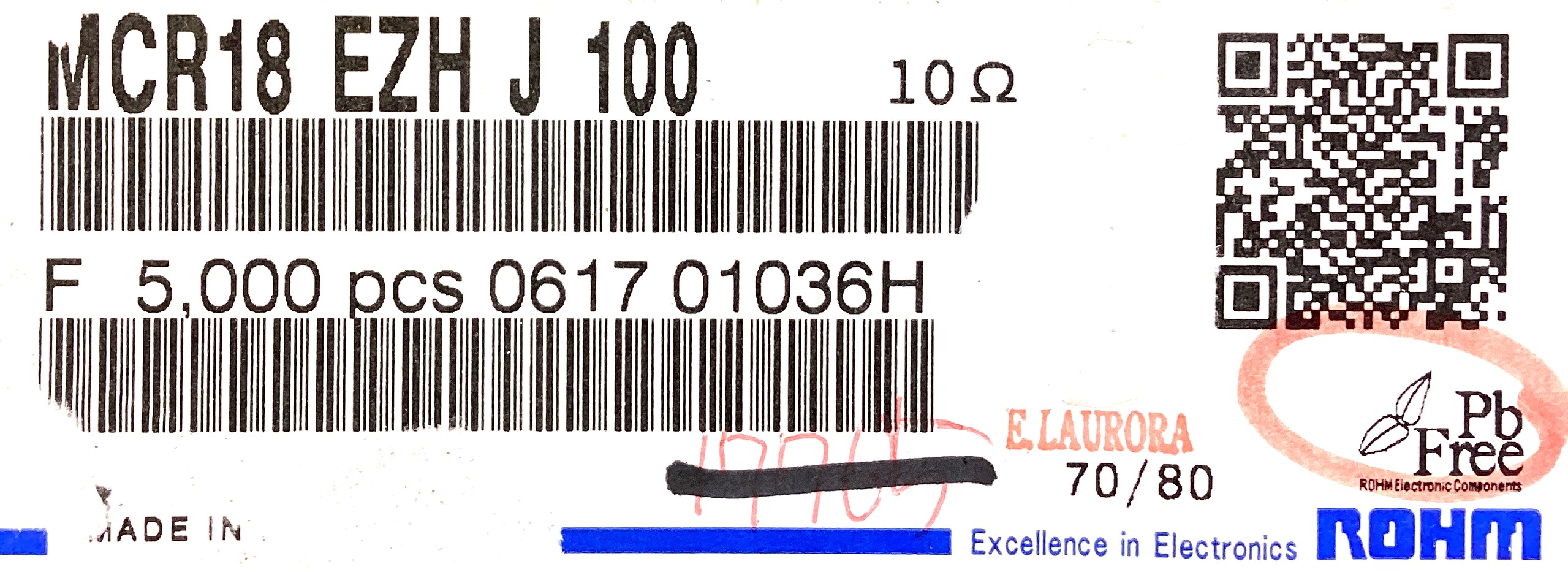 MCR18EZHJ100